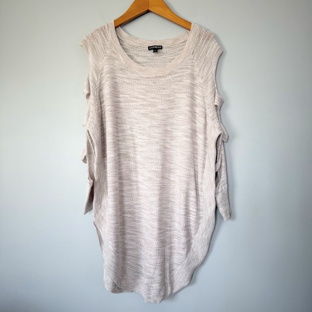 Express Open Sleeve Knit Tunic Sweater – Size Small